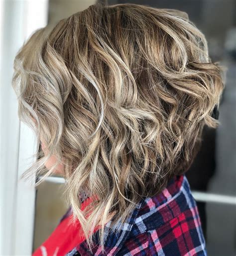 inverted bob curly hair|shoulder length inverted bob hairstyles.